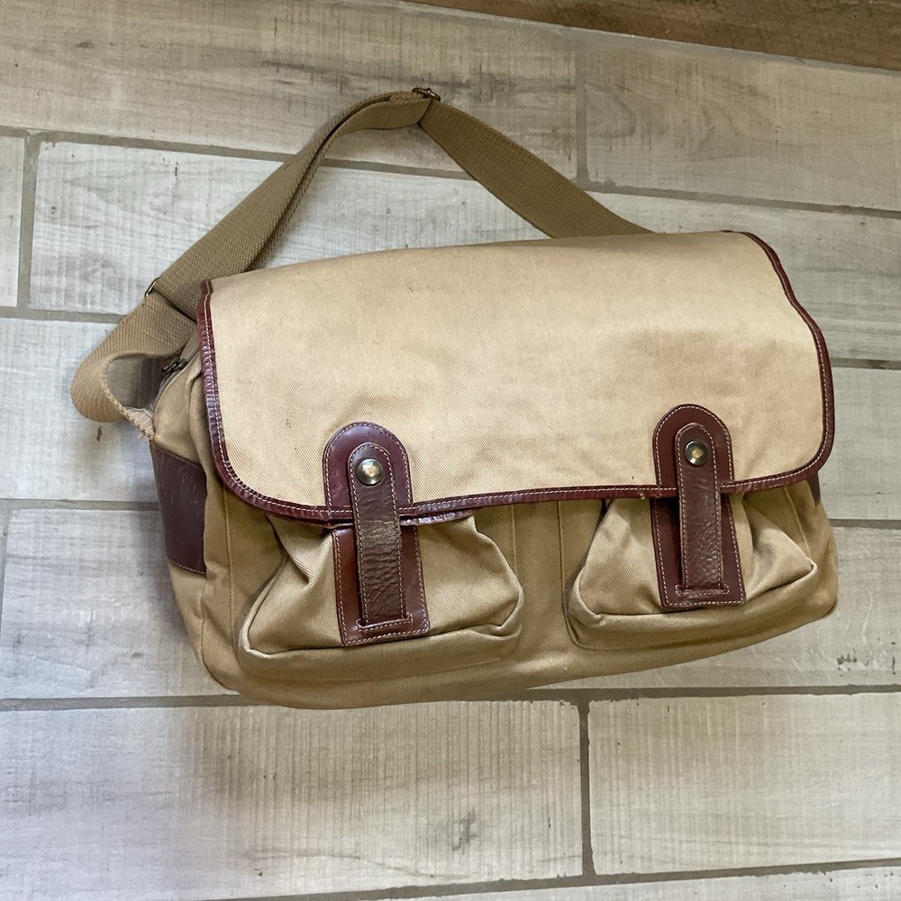 THE J. PETERMAN COMPANY - Counterfeit Leather & Canvas Mail Bag